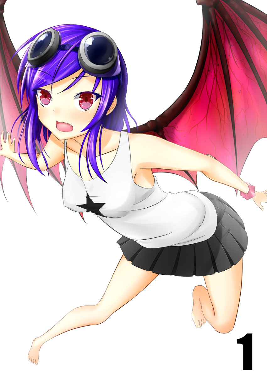 Hypnohub Bat Wings Blue Hair Corruption Demon Girl Femsub Glowing