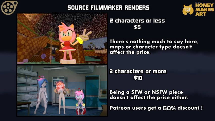 amy_rose antenna commission_sheet honeymakesart meggy_spletzer signature smg4 sonic_the_hedgehog_(series) source_filmmaker tari_(smg4) tech_control