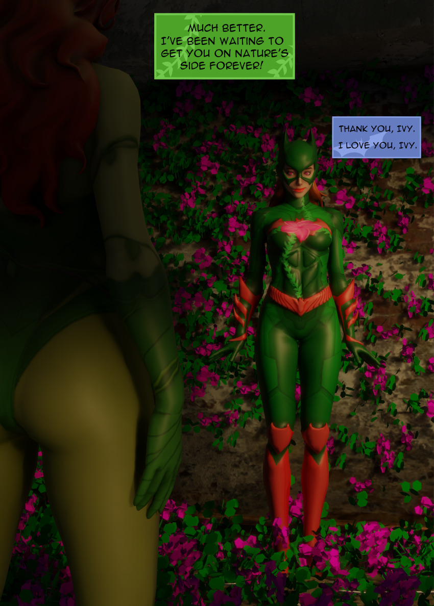 3d batgirl dc_comics femdom femsub isankura pheromones poison_ivy super_hero tagme text