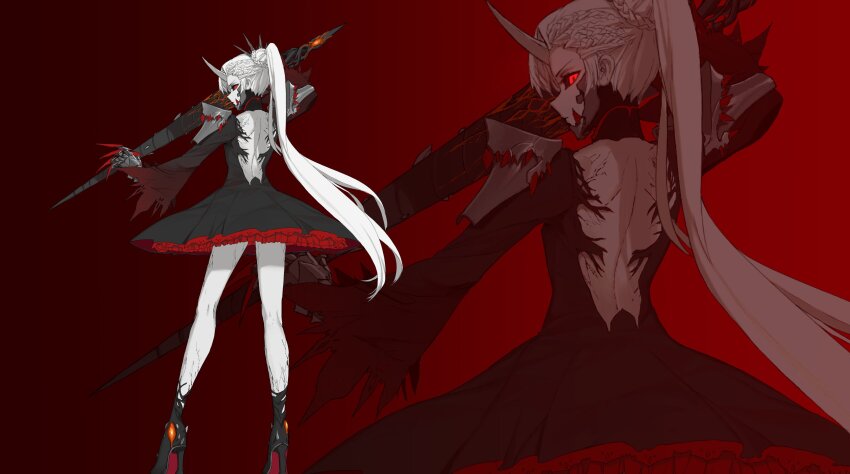 corruption dishwasher1910 enemy_conversion grimm_(rwby) rwby weiss_schnee