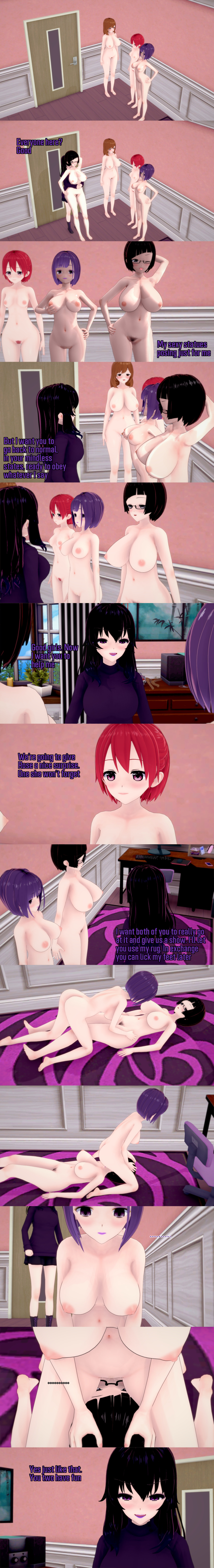 absurdres black_hair breasts brown_eyes brown_hair clothed cunnilingus dialogue elise_(ophelia's_dollhouse) empty_eyes english_text expressionless female_only femdom femsub glasses grey_eyes lia_(ophelia's_dollhouse) long_hair milf mole mother_and_daughter mrs._hart_(ophelia's_dollhouse) multiple_girls multiple_subs nipples nude one_eye_open ophelia's_dollhouse ophelia_(ophelia's_dollhouse) posing pubic_hair purple_eyes purple_hair red_hair rose_(ophelia's_dollhouse) short_hair sisters statue sub_on_sub text tongue tongue_out wink yuri zenin1