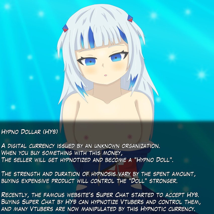 blue_eyes femsub gawr_gura hololive hololive_english nasicampur32 shark_girl text virtual_youtuber white_hair