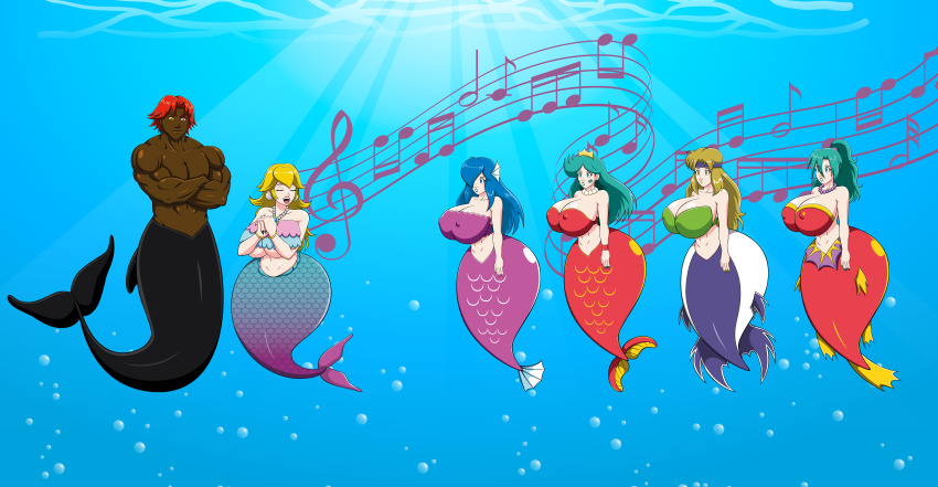 ale-mangekyo aqualea bangs blonde_hair blue_hair breasts celes_chere cleavage crown earrings empty_eyes erect_nipples erect_nipples_under_clothes expressionless femdom femsub final_fantasy final_fantasy_vi hair_covering_one_eye headband henry_d._damien_(shadowprince50) huge_breasts hyper_breasts hypnotic_audio hypnotic_music hypnotic_voice lipstick long_hair mad_(wario&#039;s_woods) mermaid merman midriff multiple_girls multiple_subs navel necklace nintendo open_mouth original ponytail princess_peach red_hair smile square_enix super_mario_bros. tail terra_branford wario&#039;s_woods