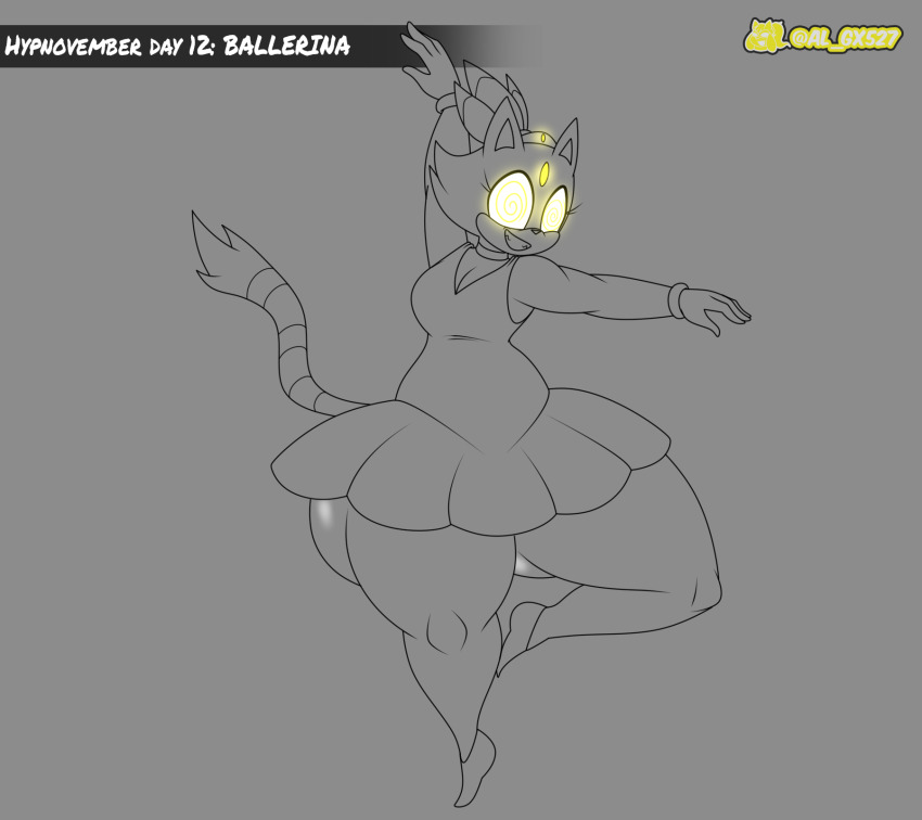 al_gx ballerina blaze_the_cat cat_girl dancer dancing femsub furry glowing glowing_eyes happy_trance huge_ass hypnotic_accessory hypnotic_eyes smile sonic_the_hedgehog_(series) spiral_eyes spiralwash_eyes tagme yellow_eyes
