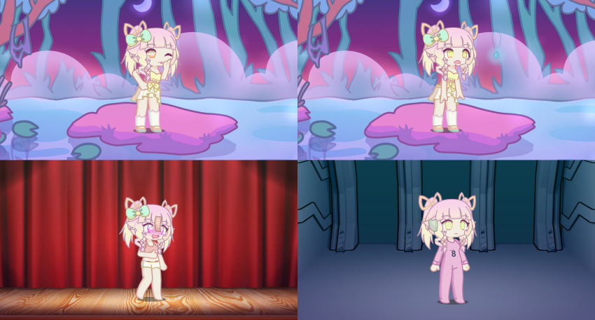 closed_eyes dazed drone dronification drool earpiece expressionless female_only fembot femsub forest happy_trance heart_eyes latex pendulum pink_eyes pink_hair shoes skirt socks spiral_eyes stage symbol symbol_in_eyes tongue tongue_out wink yellow_eyes