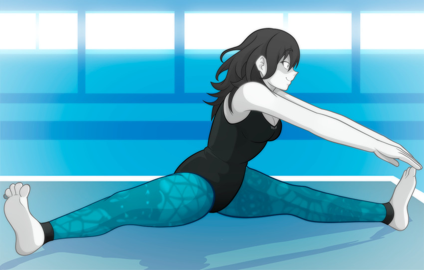 alternate_costume black_hair defeated disguised_hypnotist exercise femsub fire_emblem happy_trance lucina nintendo tagme transformation wii_fit