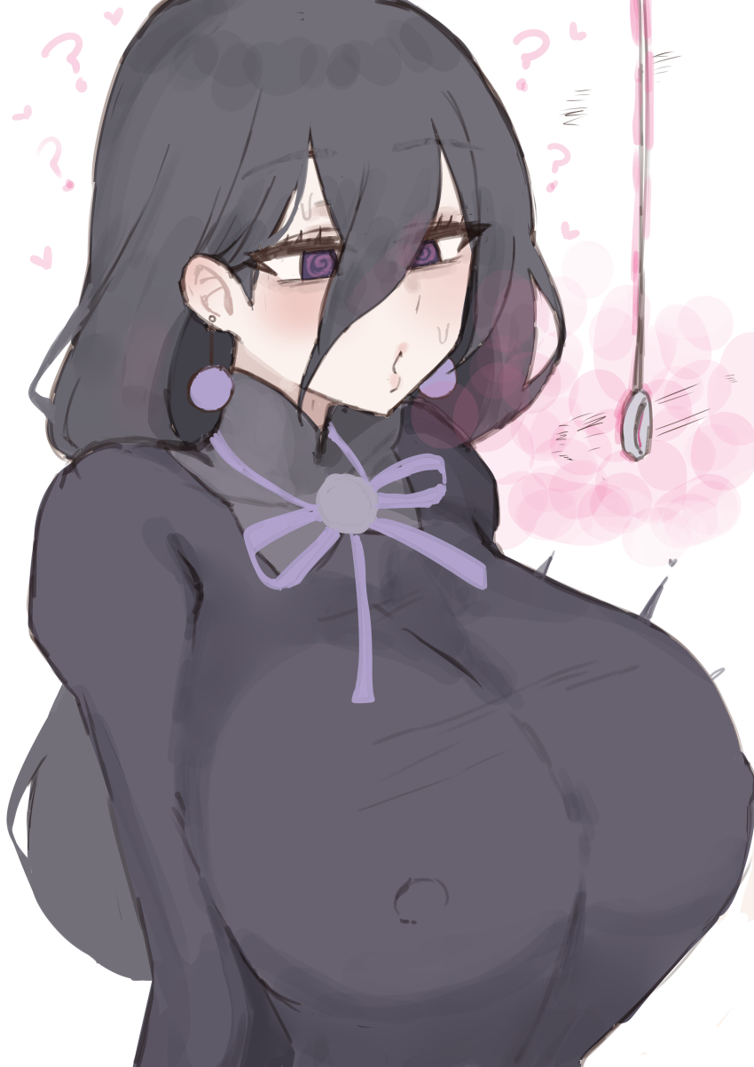 clothed confused femsub heart hex_maniac large_breasts milf nintendo open_mouth pendulum pokemon pokemon_legends_z-a sandwich_tabebe spiral_eyes sweat trembling