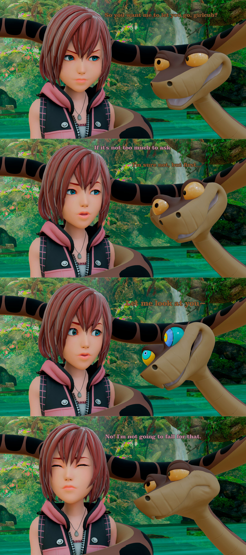 3d dialogue disney hypno_ninja kaa kaa_eyes kairi kingdom_hearts tagme text the_jungle_book