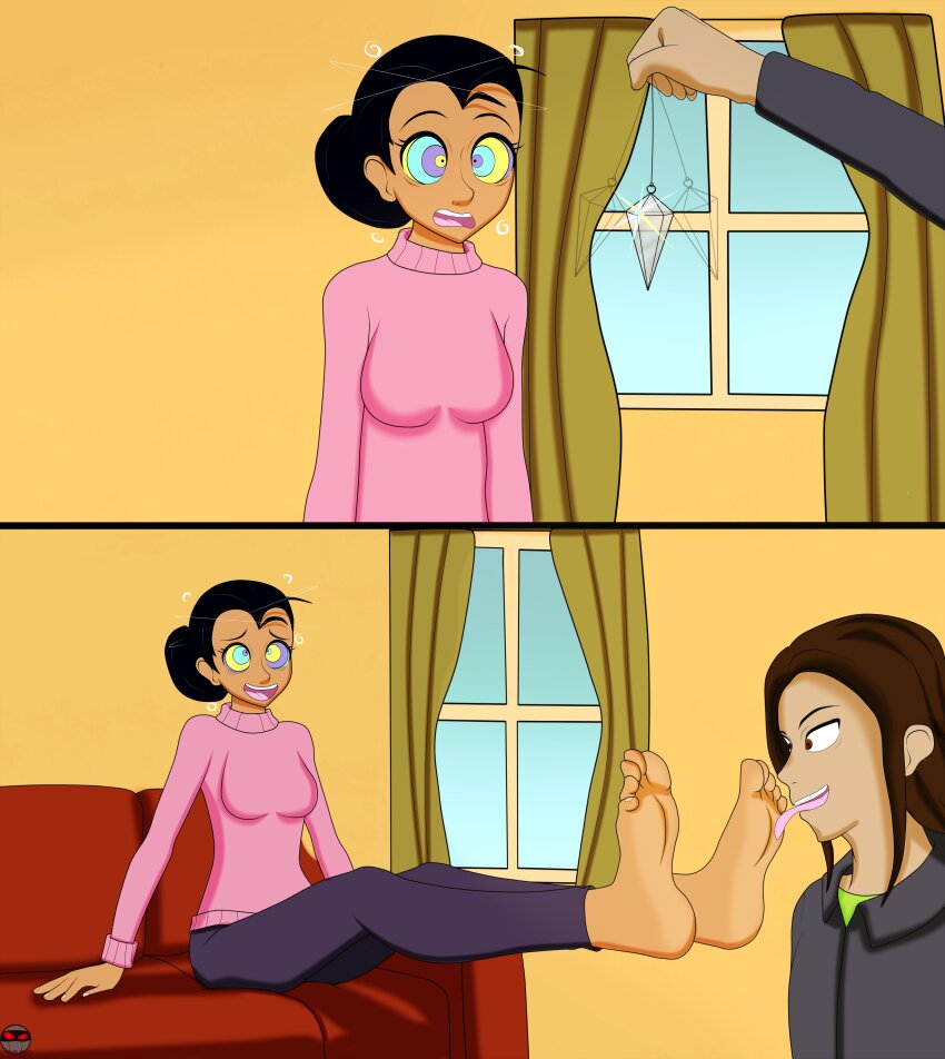 barefoot crystal feet femsub foot_focus foot_licking happy_trance hypno_ninja kaa_eyes licking loud_house maria_santiago orde_(ordeperv) original pendulum the_casagrandes