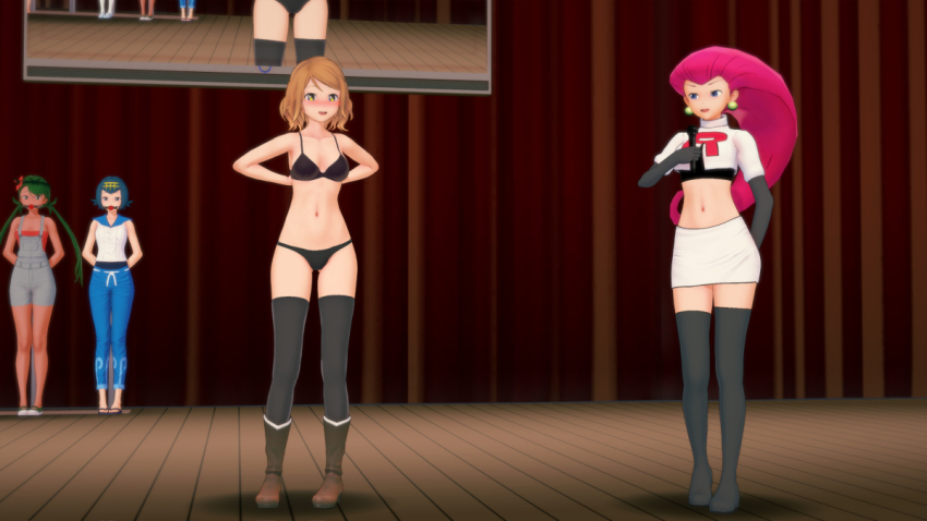 3d femsub jessie nintendo oof pokemon serena text undressing