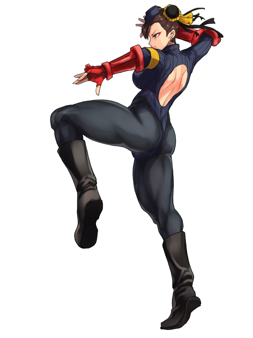 alternate_costume chun-li corruption double_hair_bun femsub shadaloo_dolls street_fighter