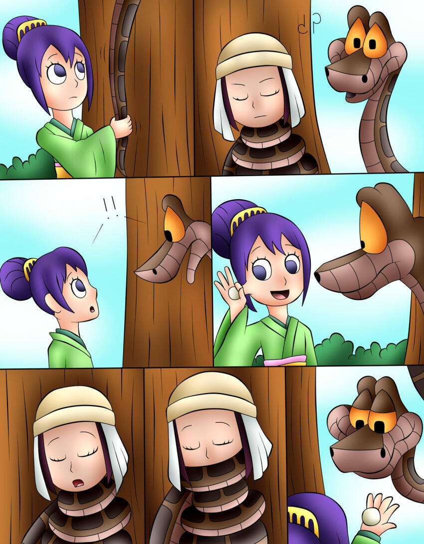 aisa comic femsub happy_trance jerrydestrtoyer kaa kurozumi_tama loli one_piece snake the_jungle_book