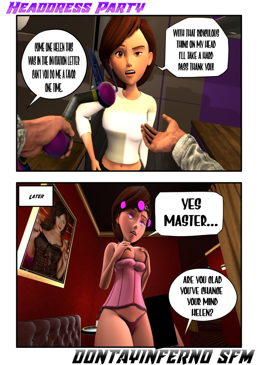 3d brown_hair comic dialogue dontayinfernosfm femsub helen_parr large_breasts milf tech_control text the_incredibles