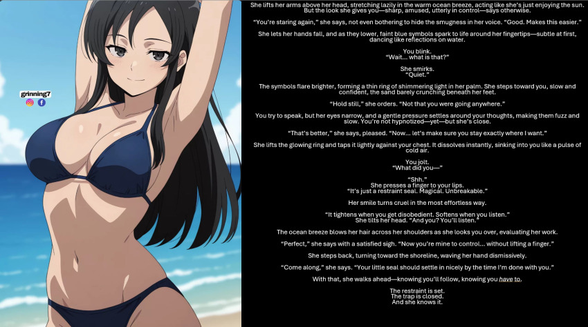 armpits arms_above_head bikini body_control mushoku_tensei nanahoshi_shizuka