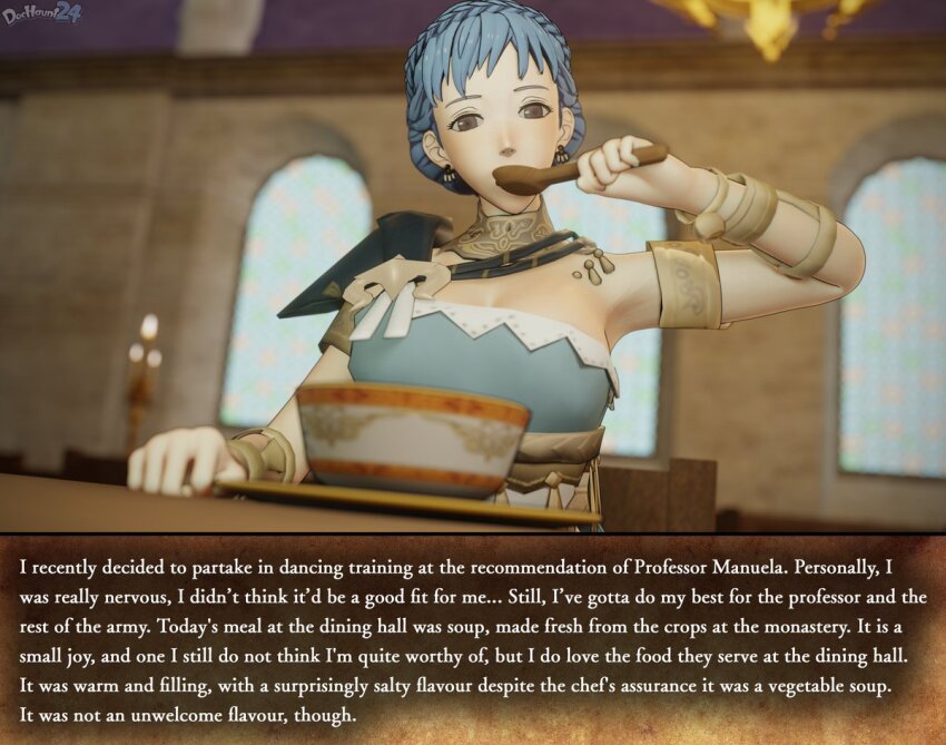 3d altered_perception dochaunt fire_emblem fire_emblem_three_houses marianne_von_edmund nintendo tagme text unaware