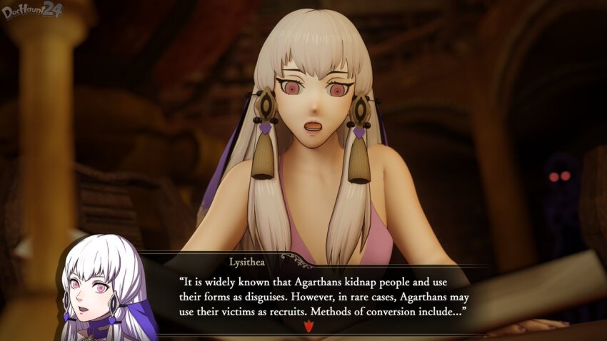 3d dochaunt english_text fire_emblem fire_emblem_three_houses leonie_pinelli lysithea_von_ordelia nintendo tagme text