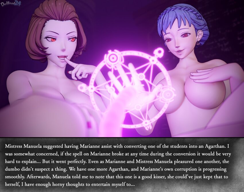 3d altered_perception dochaunt femsub fire_emblem fire_emblem_three_houses manuela_casagranda marianne_von_edmund nintendo tagme text unaware