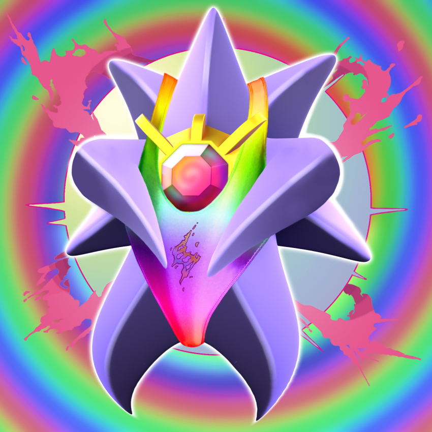 3d animals_only haigure leotard manip mega_starmie nintendo pokemon sleepyhead97_(manipper) spiral squatting starmie