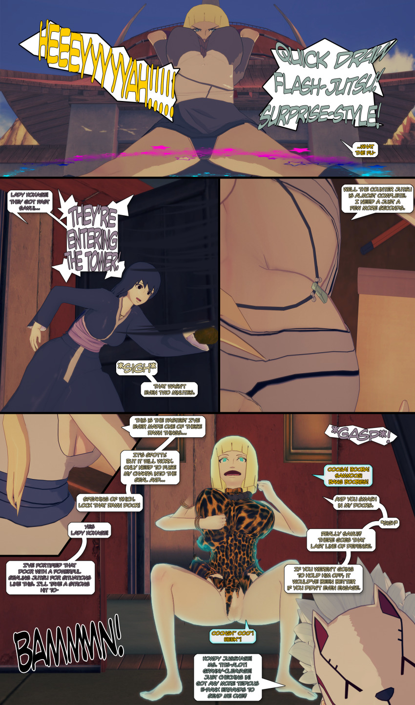 cave_girl dogdog instant_loss naruto_(series) shizune tsunade unaware