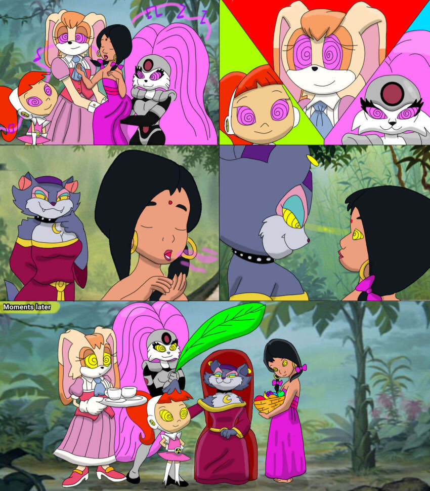 atomic_betty before_and_after betty_barrett bucky_o&#039;hare character_request femdom femsub furry happy_trance hypnotic_eyes hypnotic_music jenny_(bucky_o&#039;hare) ms._fortune_(toonstruck) shanti sonic_the_hedgehog_(series) spiral_eyes the_jungle_book ticklehypno toonstruck vanilla_the_rabbit