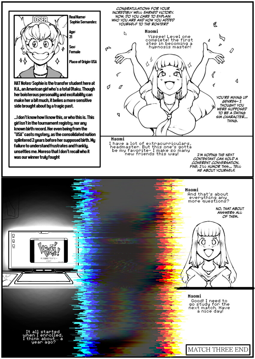 clothed dialogue english_text faetomi female_only femdom femsub multiple_girls original text transformation