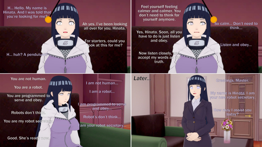 3d black_hair comic femsub happy_trance hinata_hyuuga long_hair naruto_(series) pendulum text traditional_hypnosis yb1999
