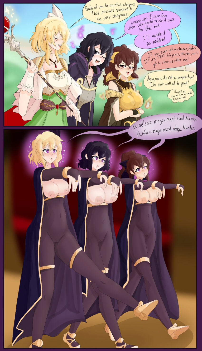 a_singular_fish arm_warmers armor aura bare_breasts before_and_after belt black_eyes black_hair blonde_hair blush border bracelet brown_eyes brown_hair cape closed_eyes clothed_exposure collarbone corruption crossed_arms defeated delthea dress drool emblem eye_color_change eyebrows_visible_through_hair fangs female_only femsub fingerless_gloves fire_emblem fire_emblem_awakening fire_emblem_echoes fire_emblem_genealogy_of_the_holy_war fire_emblem_heroes fire_emblem_thracia_776 hair_ribbon hoodie hourglass_figure jewelry large_breasts laughing leaning_forward legs long_hair magic morgan_(fire_emblem) multiple_girls multiple_subs nanna navel necklace nintendo nipples one_eye_open open_mouth outdoors ponytail pussy ring see-through shirt shoes short_hair skirt smile smug staff sweat text tight_clothing wide_hips zombie_walk