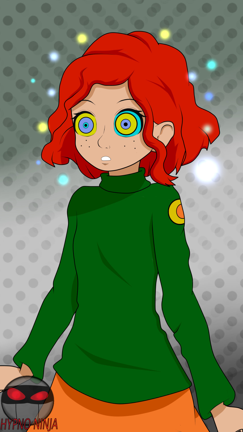femsub hypno_ninja kaa_eyes kids_next_door numbuh_86 red_hair sweater