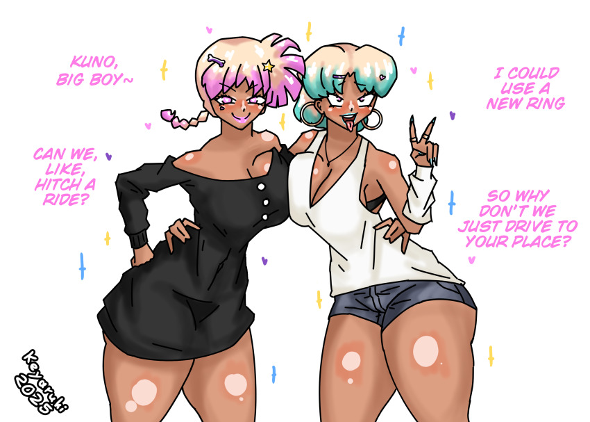 accent ahegao akane_tendo amnesia ass bangs bimbofication blonde_hair blue_hair bra braid breasts corruption cyan_eyes cyan_hair earrings english_text female_only femsub ganguro good_sub_conditioning happy_trance heart hoodie keyaruki large_ass large_breasts large_hips long_nails makeup pink_eyes pink_hair punk ranma_1/2 ranma_saotome ring seductive_smile shiny_skin signature simple_background smug solo sparkle standing tan_skin text thick_thighs thighs thong tongue tongue_out transformation