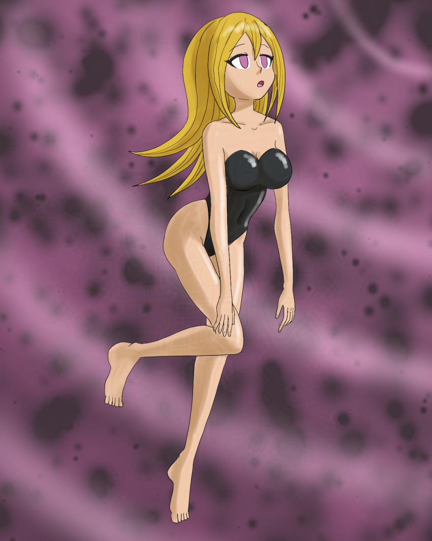 blonde_hair dark_magician_girl empty_eyes femsub floating large_breasts long_hair mythkaz yu-gi-oh!