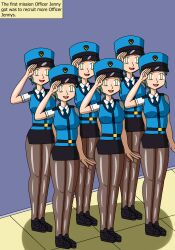 calnero clone empty_eyes female_only femsub happy_trance memetic_control multiple_subs nintendo officer_jenny pokemon pokemon_(anime) pokemon_x_and_y saluting standing standing_at_attention text rating:Questionable score:13 user:Calnero