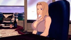 aware blonde_hair breasts brown_eyes clothed dogdog female_only naruto_(series) solo tsunade rating:Safe score:0 user:Bootyhunter69