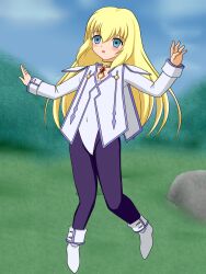 absurdres blonde_hair blue_eyes blush colette_brunel dazed empty_eyes expressionless female_only femsub long_hair sanshiki sansiki03 solo tales_of_(series) tales_of_symphonia rating:questionable score: user:landom62