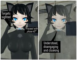 3d absurdres collar comic female_only femsub graybot kali_belladonna rwby tech_control tepmarmy text rating:Questionable score:7 user:YuriLover2