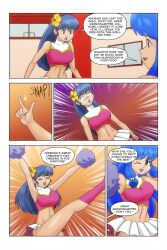 cheerleader cologne_(ranma_1/2) comic femsub hair_ornament navel ranma_1/2 shampoo_(ranma_1/2) tagme text rating:Explicit score:36 user:Lumitiel