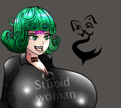 bimbofication breast_expansion breasts femsub huge_breasts one_punch_man tatsumaki_(one_punch_man) text valentine_(artist) rating:questionable score: user:valentinehunter.