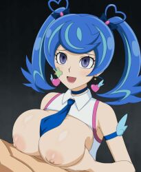  blue_angel breasts femsub paizuri skye_zaizen tagme tunberuku yu-gi-oh! yu-gi-oh!_vrains  rating:explicit score: user:tunberuku
