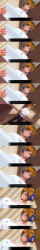 3d absurdres breasts comic custom_maid_3d_2 femsub hard_translated kamen_writer_mc large_breasts rika_(made_to_order) spiral_eyes symbol_in_eyes tech_control text translated rating:Safe score:18 user:Salinus