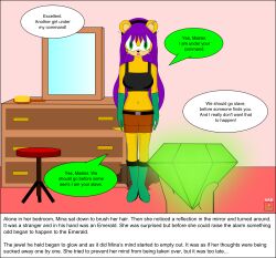  empty_eyes femsub furry mina_mongoose mongoose_girl nabs001 open_mouth sonic_the_hedgehog_(series) standing standing_at_attention text  rating:explicit score: user:oscar044