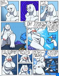 altered_common_sense berdly_(deltarune) bottomless breasts comic covering deltarune embarrassed femsub furry goat_girl huge_breasts humor maledom nude pussy tagme text theenfman topless toriel_dreemurr trance_break rating:Explicit score:40 user:plsignoreme
