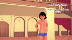 ash_ketchum aware black_hair boxers briefs dialogue english_text male_only mustardsauce pokemon pokemon_(anime) solo text rating:Questionable score:0 user:Bootyhunter69