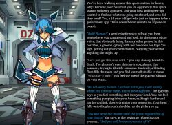 animal_ears bluc caption drainedfoxy_(manipper) female_pov femdom glaceon looking_at_viewer manip nintendo pokemon pov pov_sub robot_girl robotization tech_control text rating:safe score: user:drainedfoxy