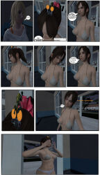 3d alien allison_(summer_lesson) aware bikini body_control breasts brown_eyes brown_hair comic dialogue femsub hikari_miyamoto_(summer_lesson) large_breasts parasite ponytail resisting summer_lesson tech_control text theleondude rating:Questionable score:14 user:ihaveacuteturtle