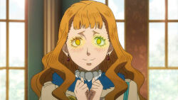 black_clover female_only femsub happy_trance ivatent_(manipper) long_hair magic manip mimosa_vermillion orange_hair yellow_eyes rating:questionable score: user:ultimate52