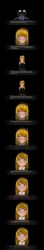 3d absurdres blonde_hair blush bottomless breasts comic cult custom_maid_3d_2 dark_elf dialogue empty_eyes etta_(mc_trap_town) expressionless femdom femsub kamen_writer_mc mc_trap_town multiple_girls nude open_mouth penis phiala_(mc_trap_town) screenshot symbol_in_eyes text topless white_hair xlmpth rating:Safe score:3 user:Xlmpth