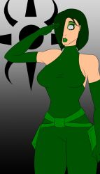 absurdres breasts expressionless femsub green_hair large_breasts madame_hydra marvel_comics ring_eyes short_hair super_hero western zombifier rating:Questionable score:31 user:Zombifier