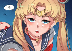 absurdres art_challenge blonde_hair choker circlet collar condom confused crown cum cum_on_body cum_on_face earrings femsub heart heart_eyes jewelry long_hair meme open_mouth sailor_moon sailor_moon_(series) sorutopg symbol_in_eyes twintails rating:Questionable score:41 user:SexyHex