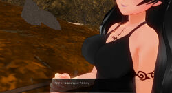 3d black_hair breasts custom_maid_3d_2 female_only femdom femsub large_breasts sennoudaisuki tattoo text translated tribal_tattoo witch rating:Questionable score:3 user:YuriLover2