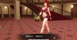 3d breasts custom_maid_3d_2 dialogue kamen_writer_mc large_breasts long_hair mc_trap_town red_hair rina_(mc_trap_town) text translated rating:Explicit score:5 user:Cmhjunkie