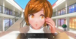3d breasts brown_eyes brown_hair custom_maid_3d_2 female_only femsub huge_breasts kamen_writer_mc rika_(made_to_order) surprised text thought_bubble translated rating:Questionable score:10 user:laststand0810